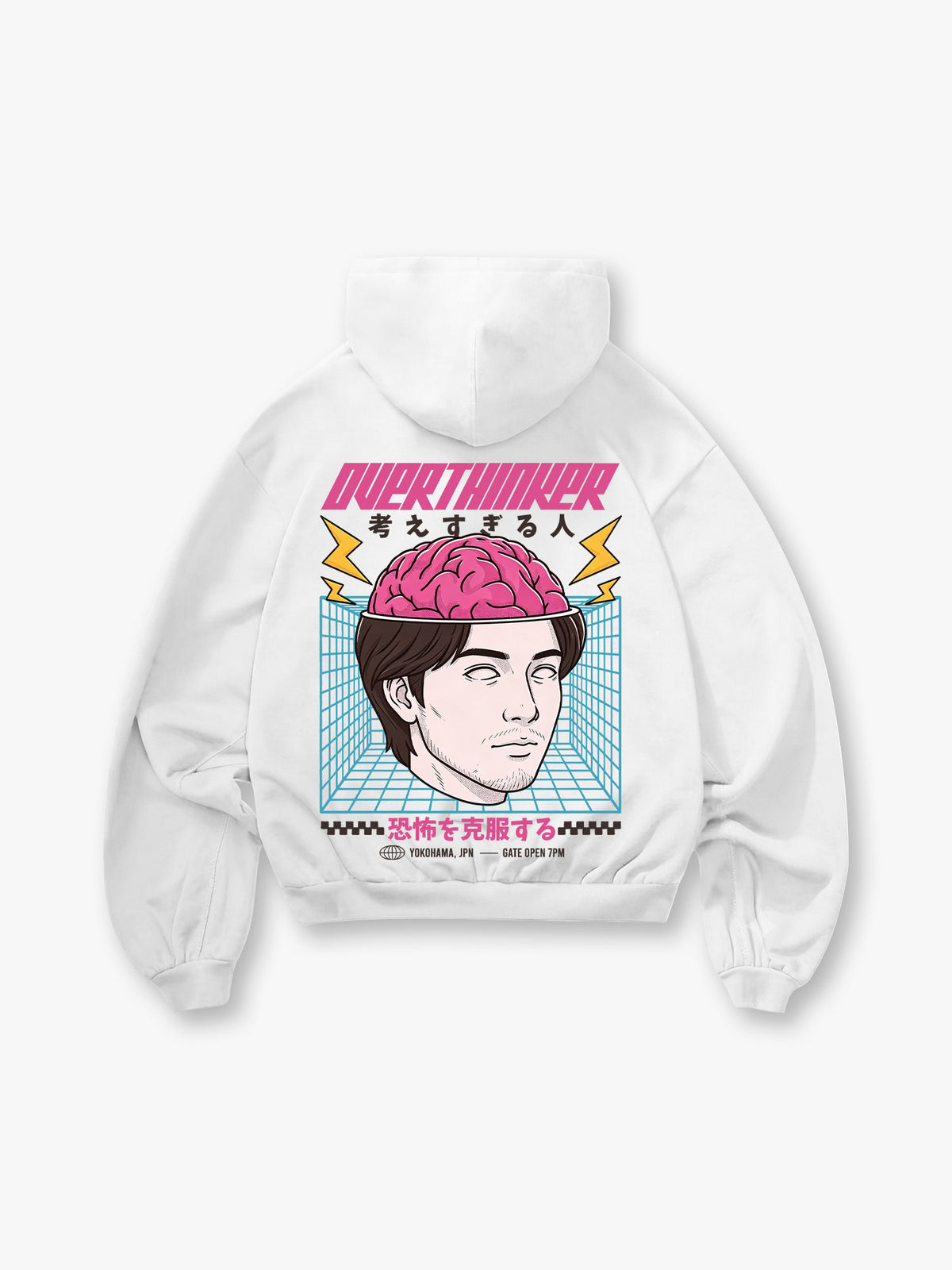 Vaporwave Brain Hoodie