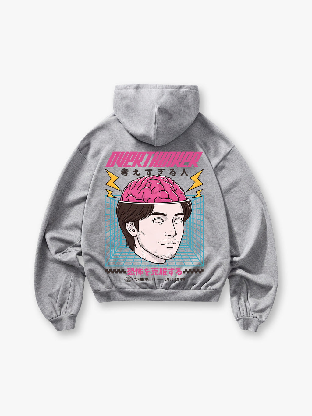 Vaporwave Brain Hoodie