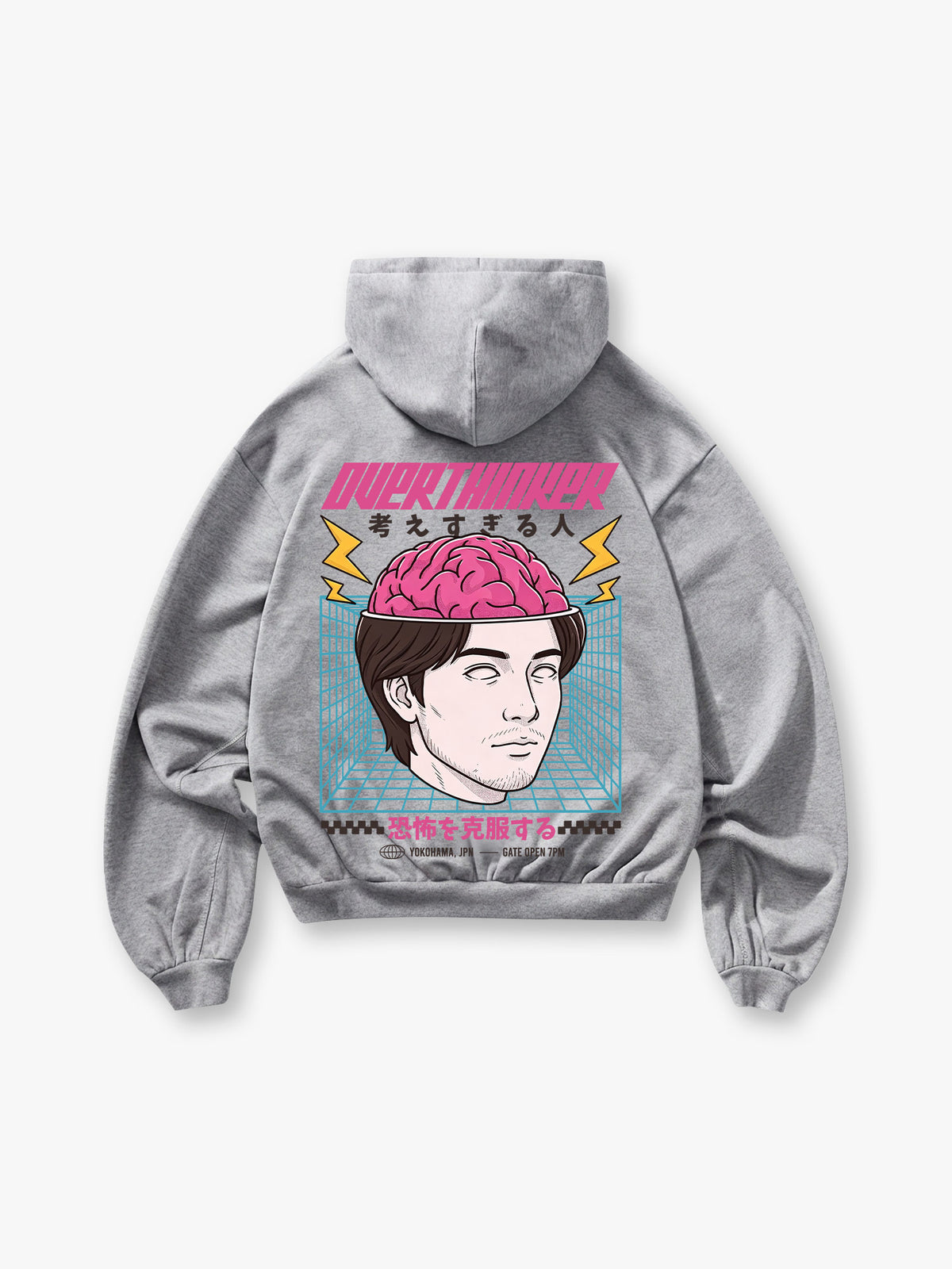 Vaporwave Brain Hoodie