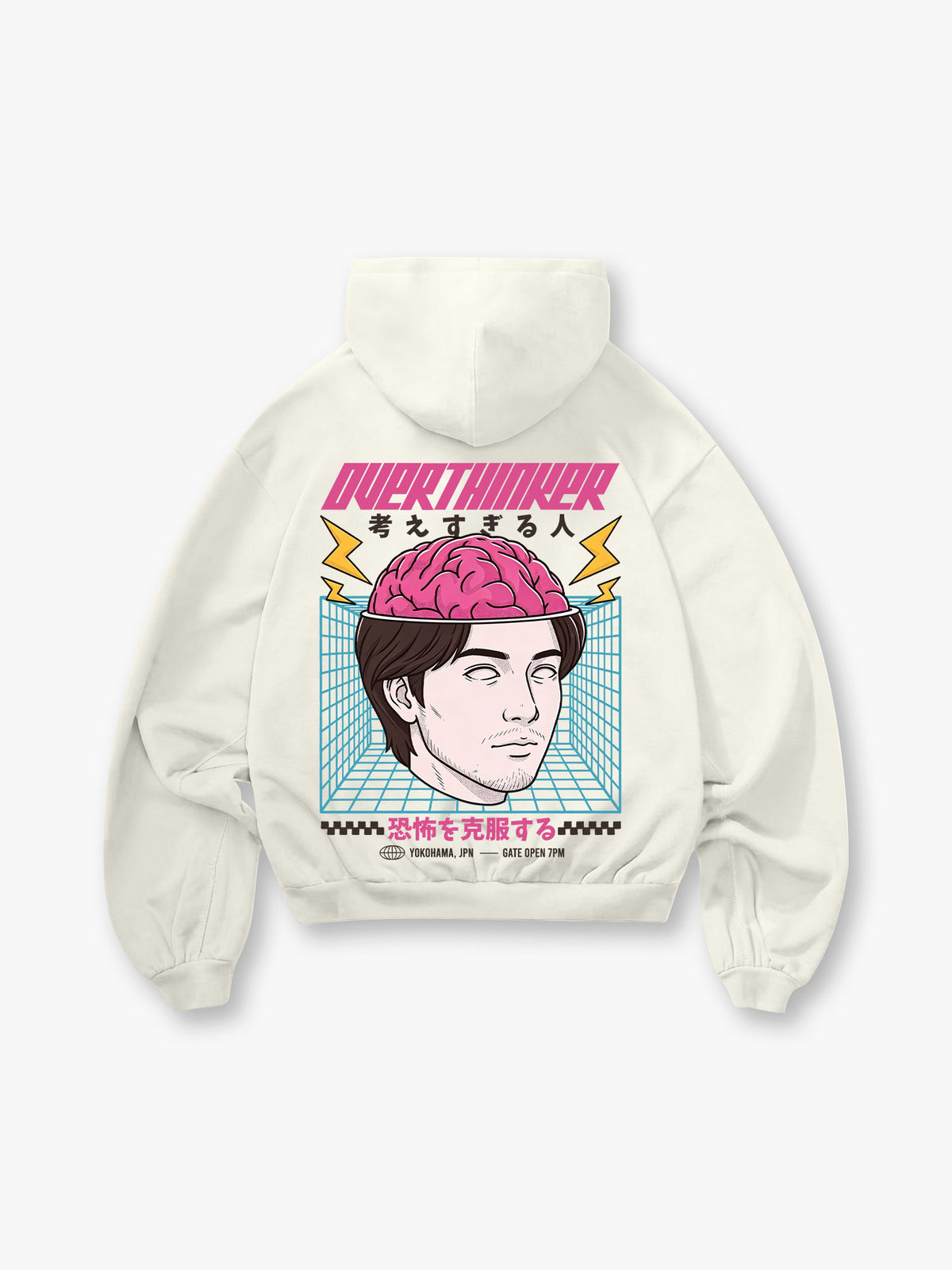 Vaporwave Brain Hoodie