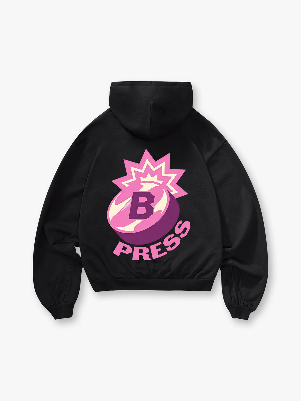 Pink Retro Bomb Hoodie