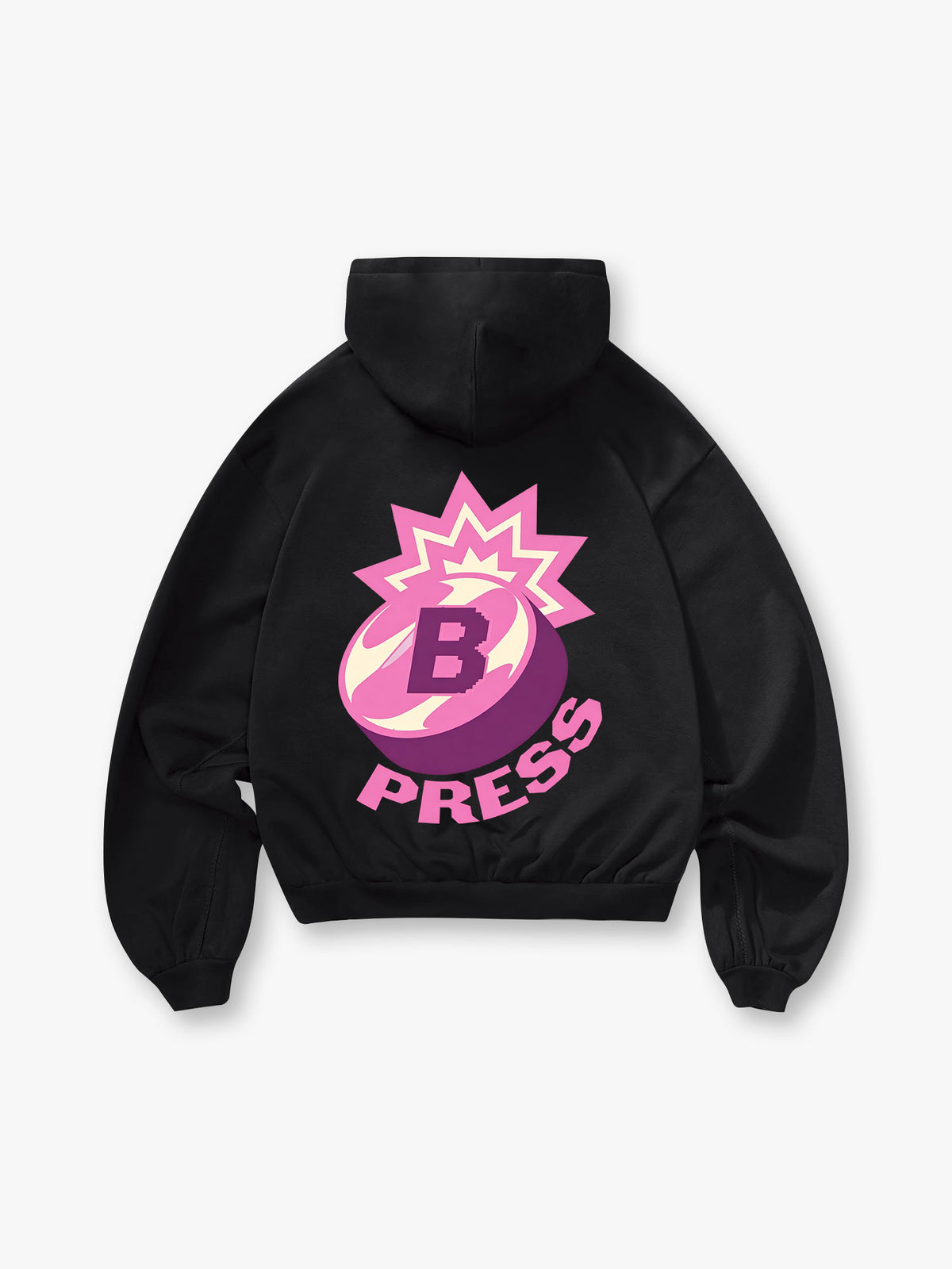 Pink Retro Bomb Hoodie