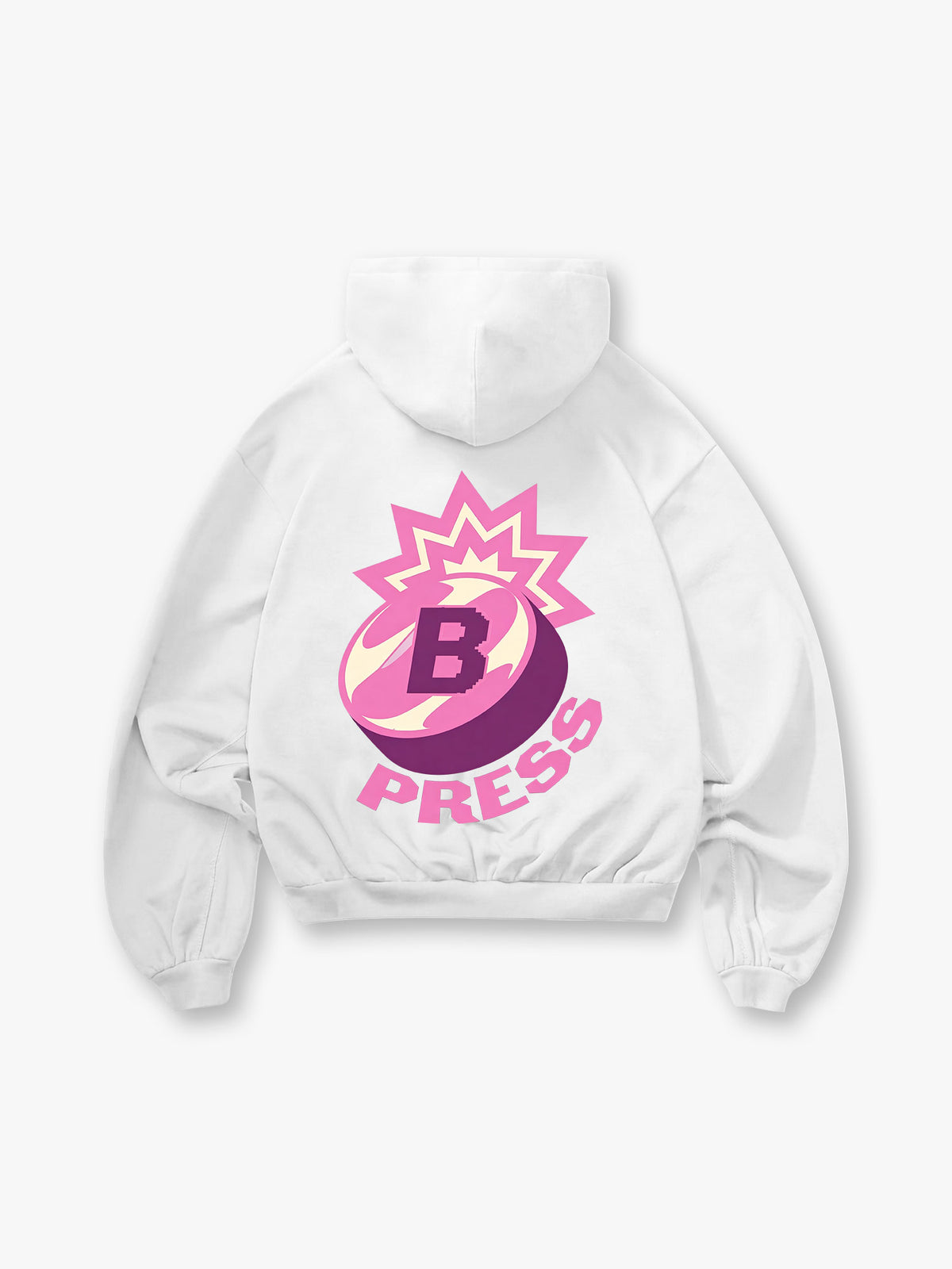 Pink Retro Bomb Hoodie