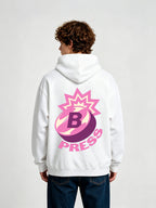 Pink Retro Bomb Hoodie