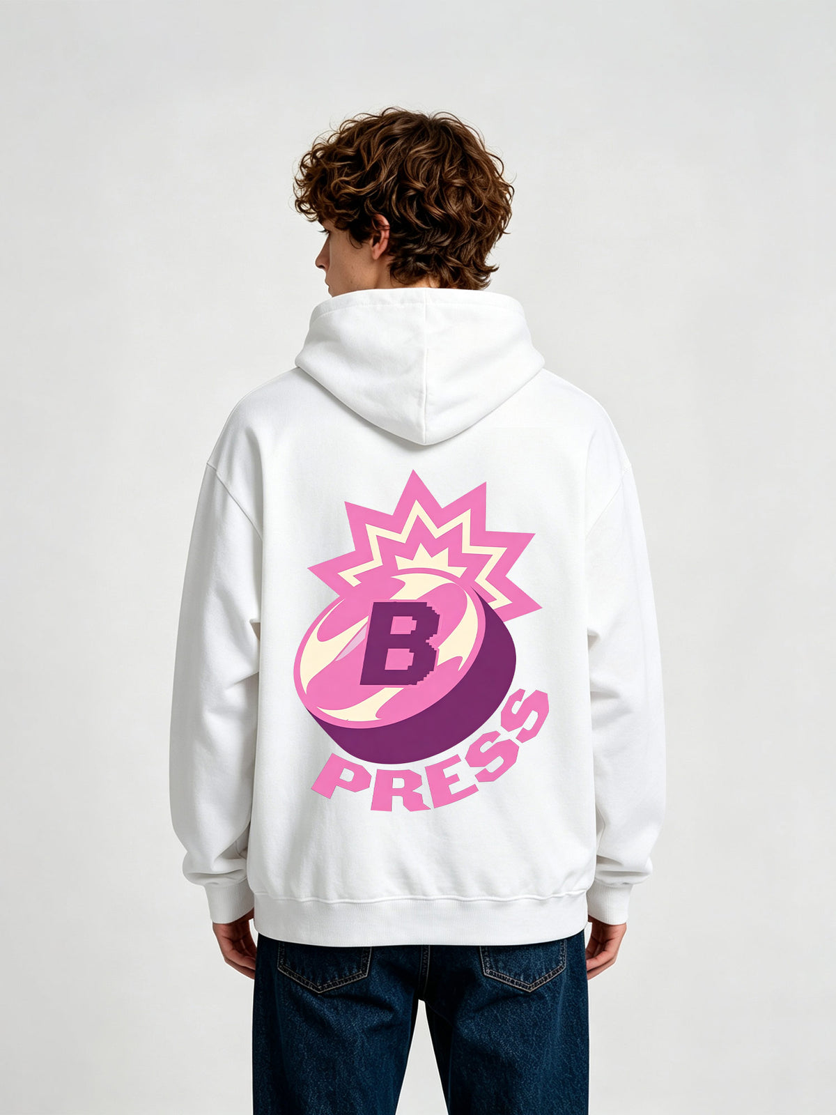 Pink Retro Bomb Hoodie