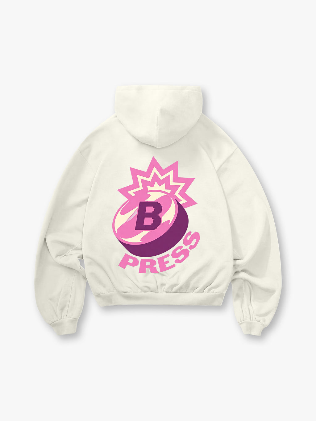 Pink Retro Bomb Hoodie