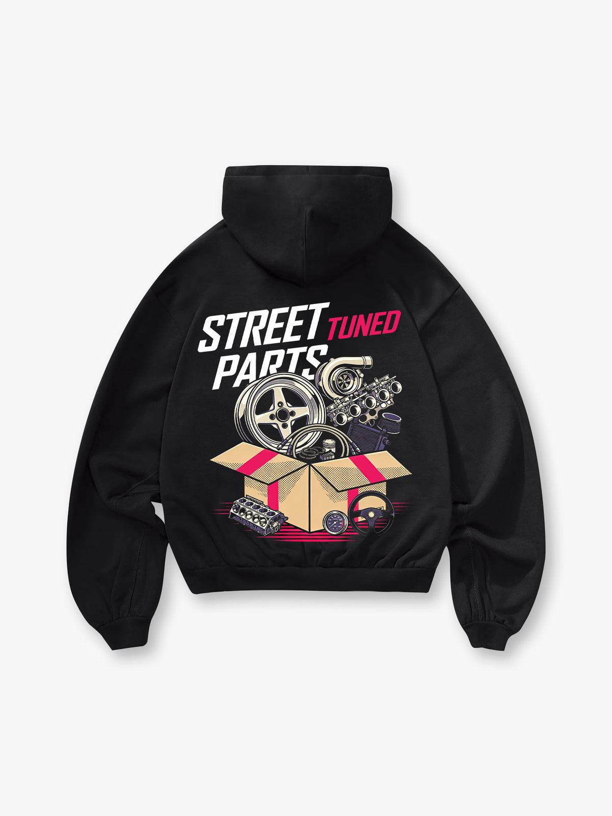 JDM Car Turbo Engine Hoodie