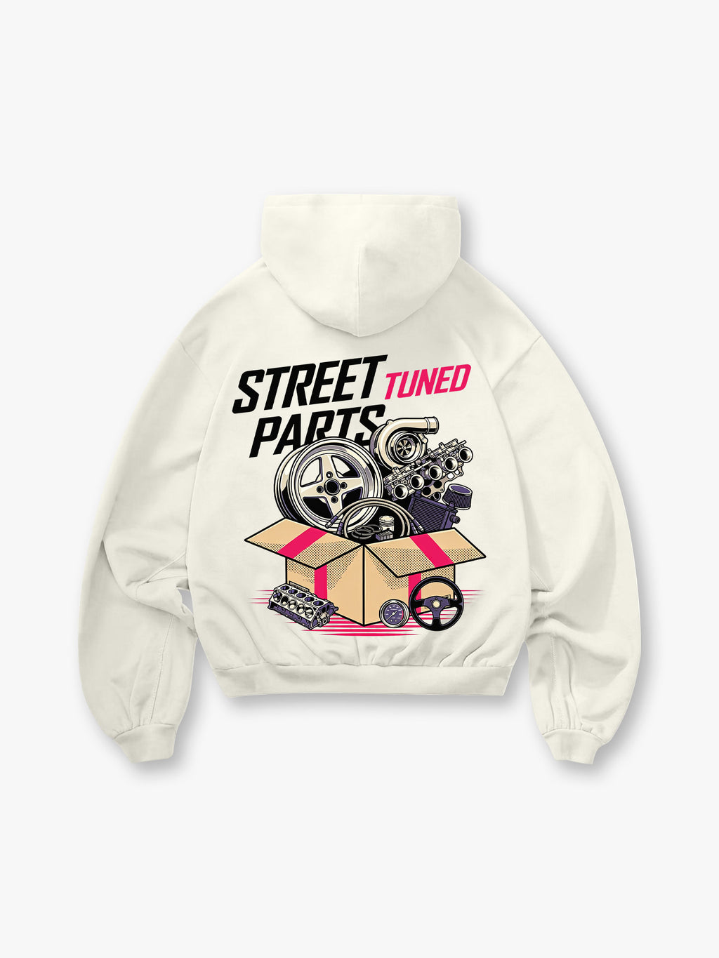JDM Car Turbo Engine Hoodie