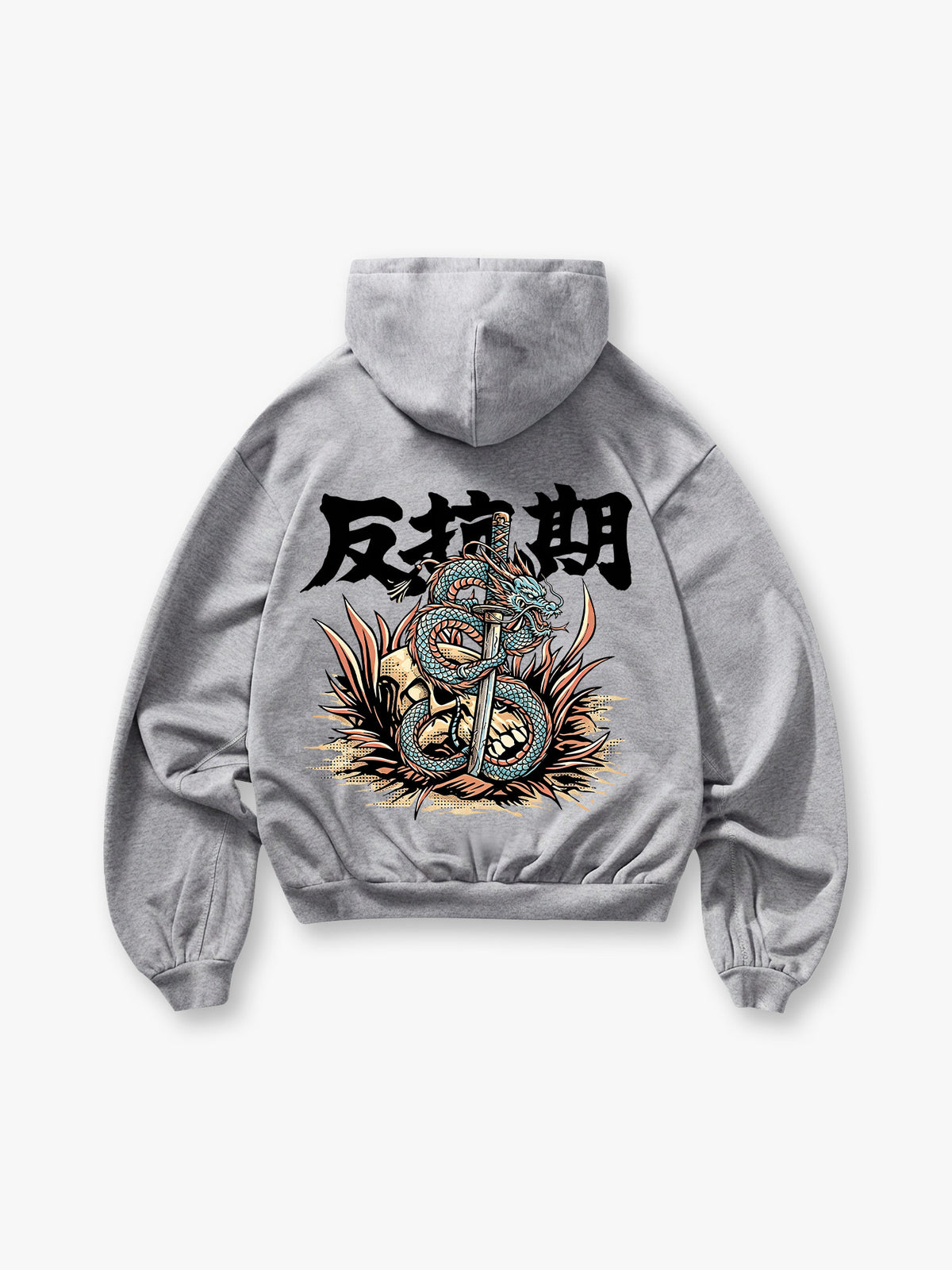 Dragon Skull Samurai Sword Hoodie