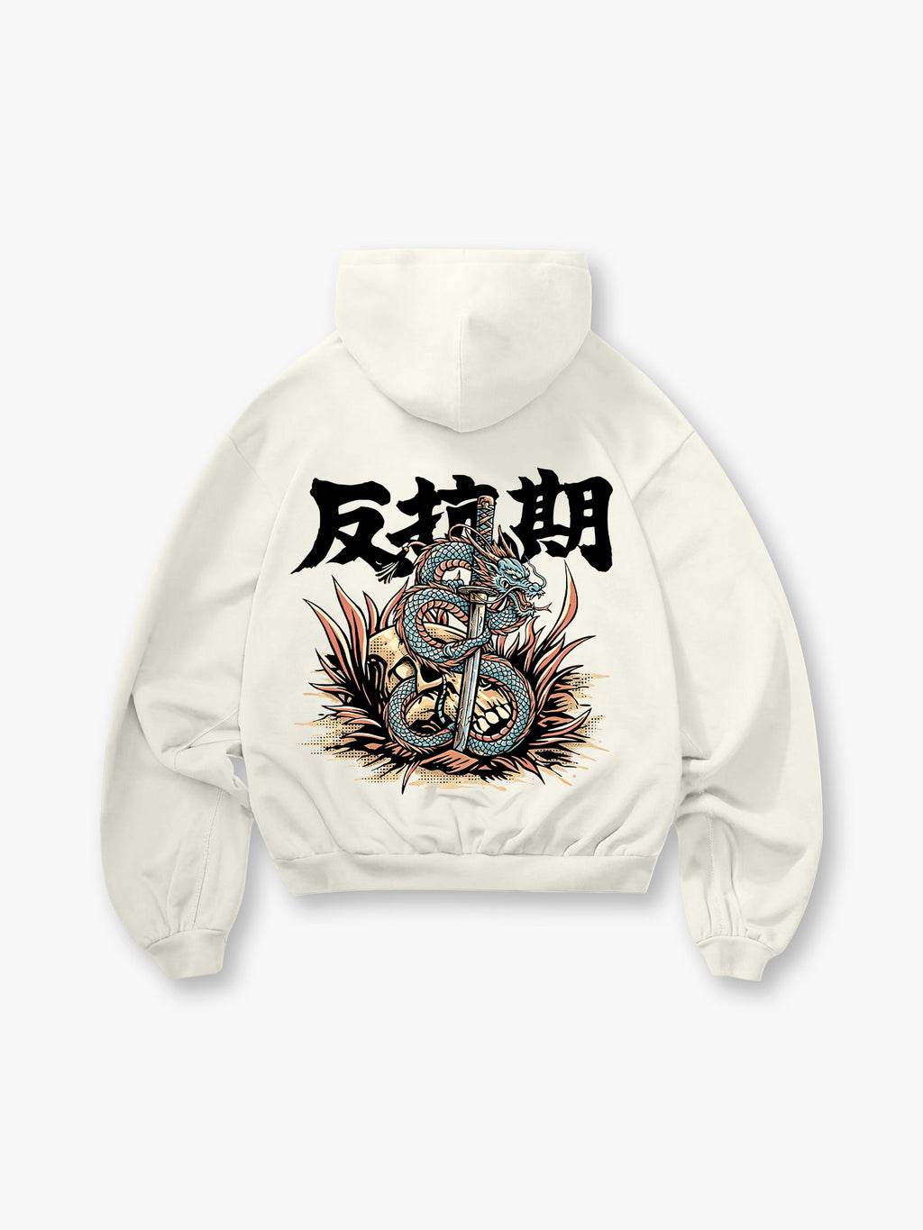 Dragon Skull Samurai Sword Hoodie