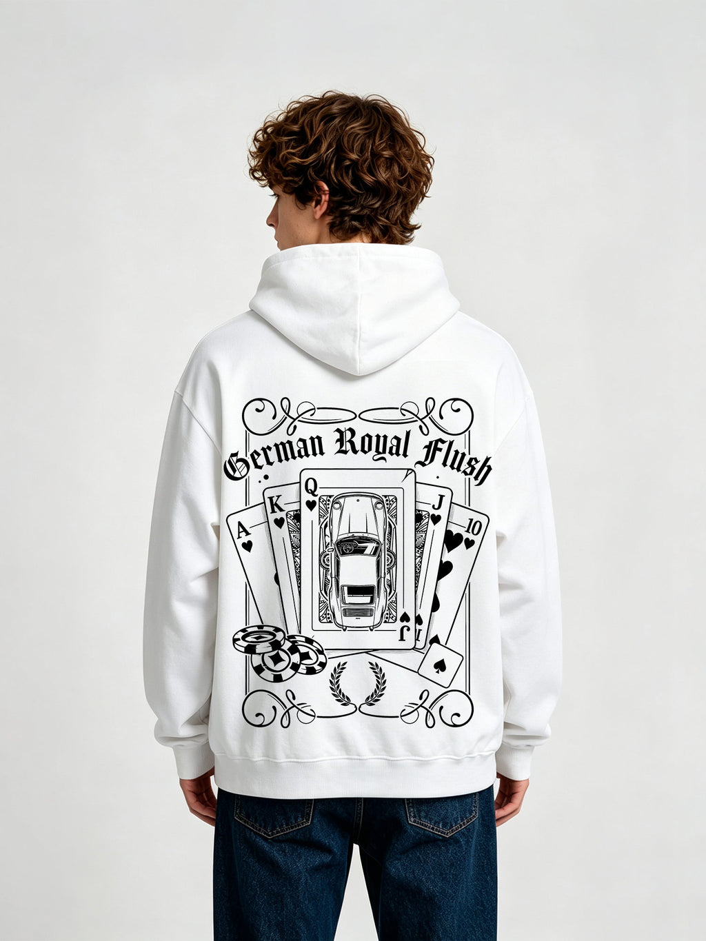Royal Flush Poker Classic Hoodie