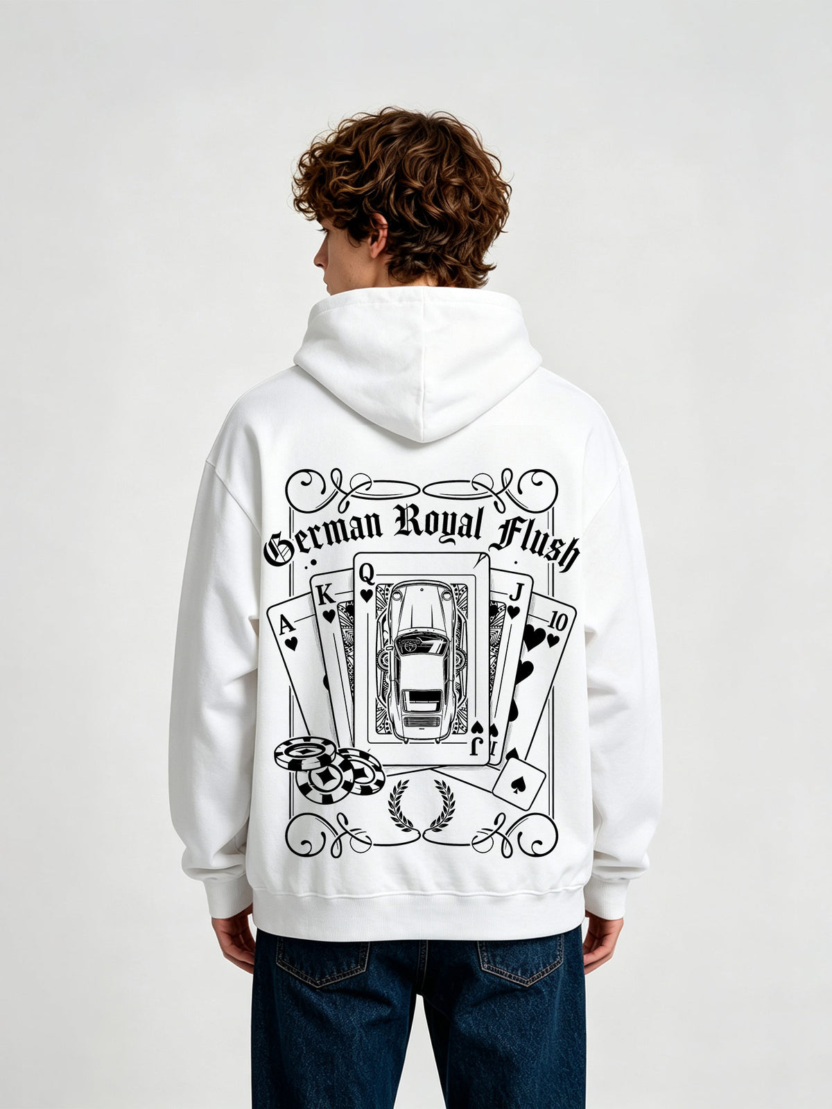 Royal Flush Poker Classic Hoodie