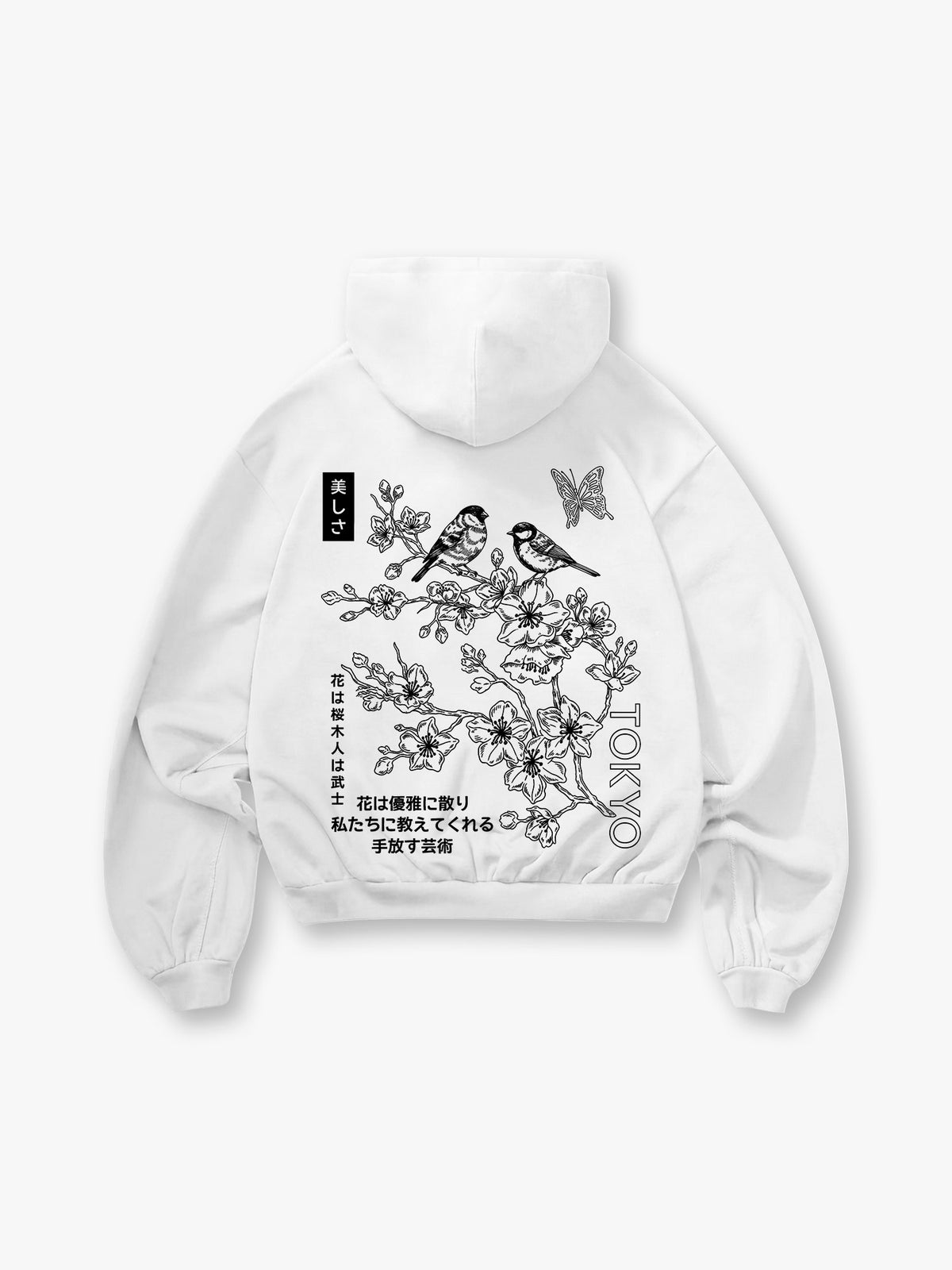 Cherry Blossom Line Hoodie