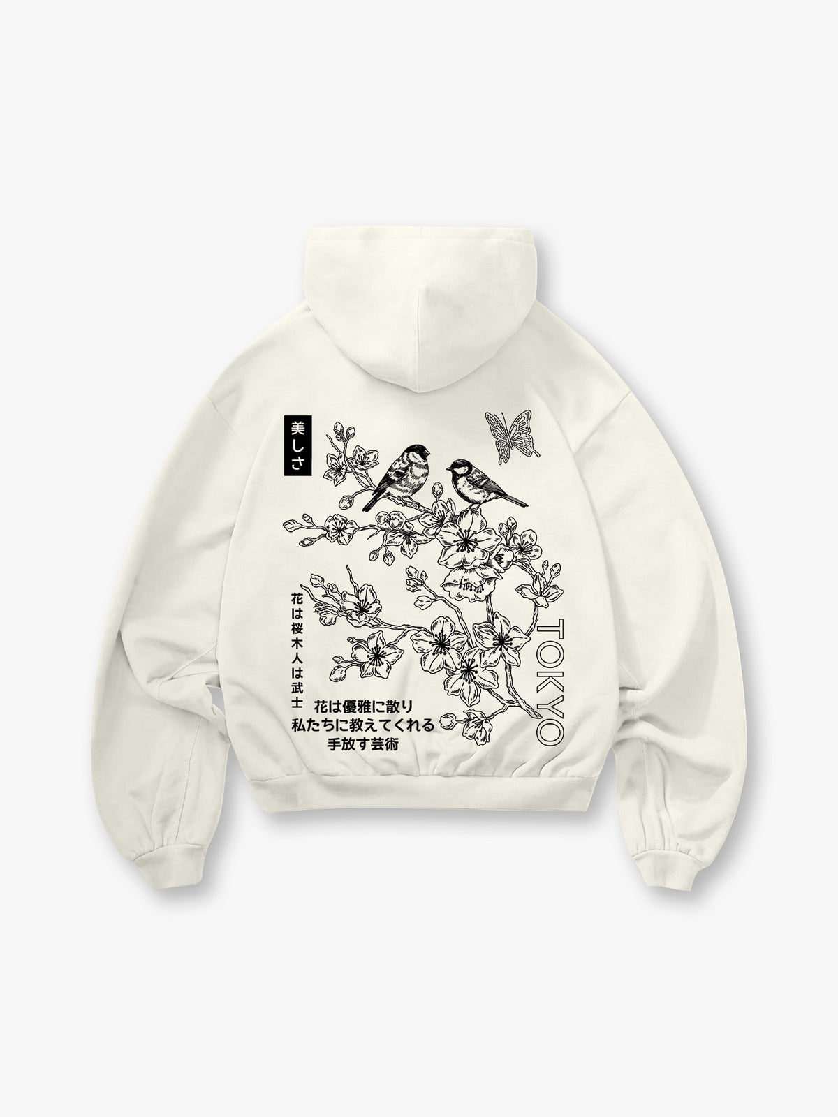 Cherry Blossom Line Hoodie