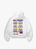 Classic JDM Cars Back Print Cropped Hoodie Japanese Drift Car Graphic Streetwear Casual Hooded Pullover Hoodie