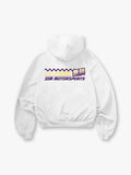 JDM  Text Back Print Cropped Hoodie Japanese Automotive Streetwear Graphic Hoodie