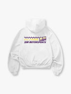 JDM  Text Back Print Cropped Hoodie Japanese Automotive Streetwear Graphic Hoodie