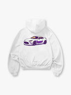 GR86 JDM Sports Car Back Print Cropped Hoodie Japanese Tuner Automotive Streetwear Graphic Hoodie