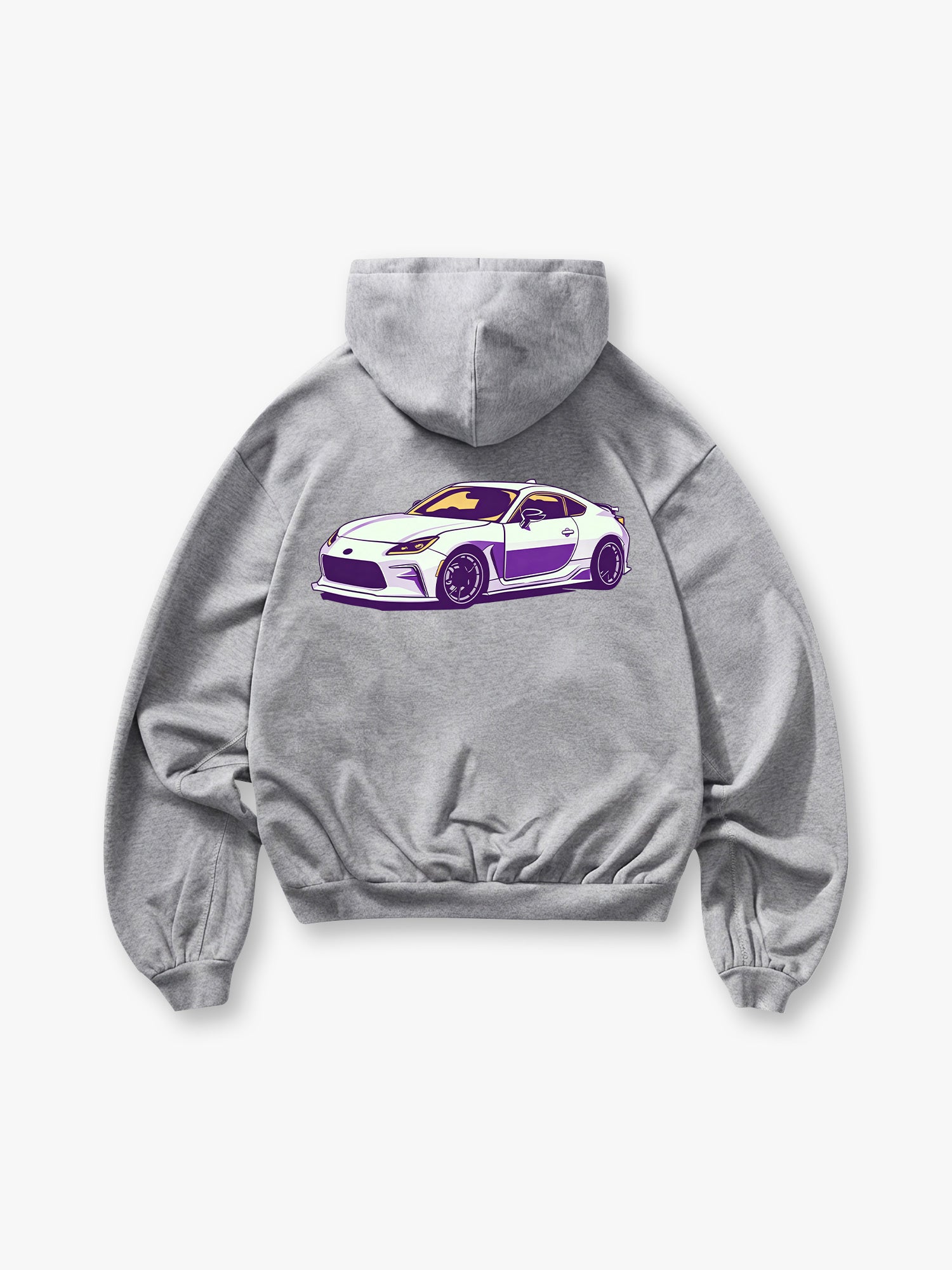 GR86 JDM Sports Car Back Print Cropped Hoodie Japanese Tuner Automotive Streetwear Graphic Hoodie