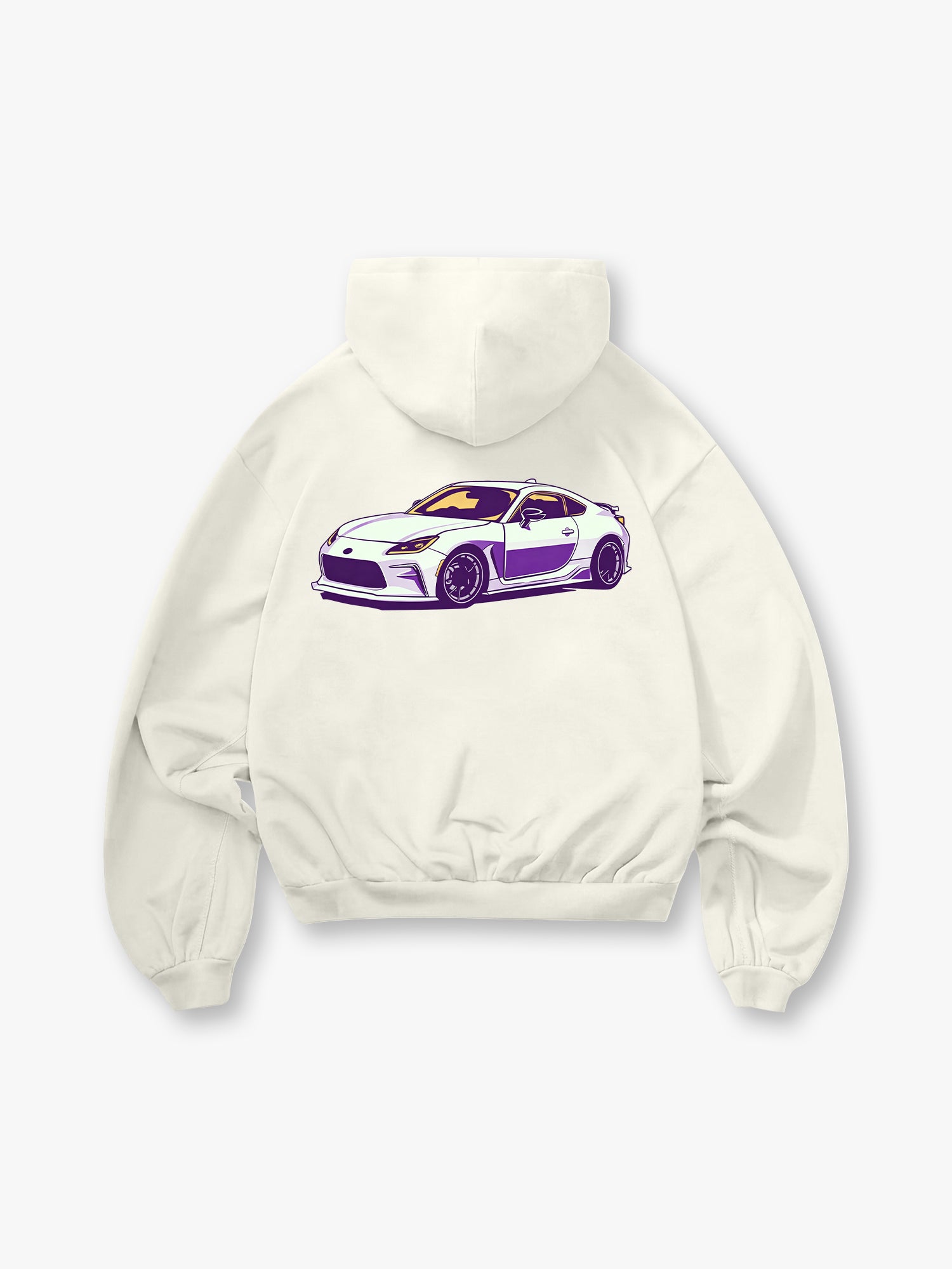 GR86 JDM Sports Car Back Print Cropped Hoodie Japanese Tuner Automotive Streetwear Graphic Hoodie