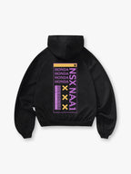 NSX NA1 JDM Barcode Typography Graphic Cropped Hoodie Back Print Unisex Japanese Car Streetwear Hooded Pullover Hoodie