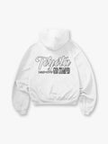 JDM Vintage Letter Back Print Cropped Hoodie Japanese Automotive Hoodie