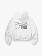 JDM Vintage Letter Back Print Cropped Hoodie Japanese Automotive Hoodie