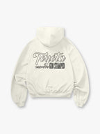 JDM Vintage Letter Back Print Cropped Hoodie Japanese Automotive Hoodie