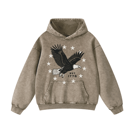 EST. 1776  Acid-Washed Hoodies