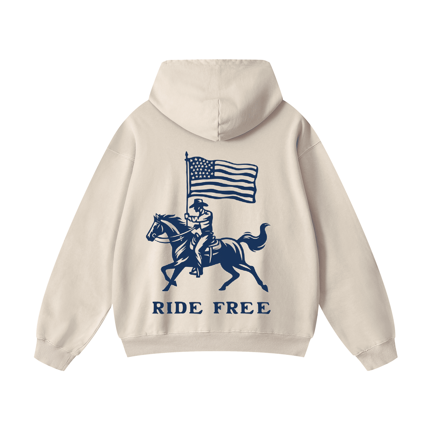 RIDE FREE Acid-Washed Hoodies