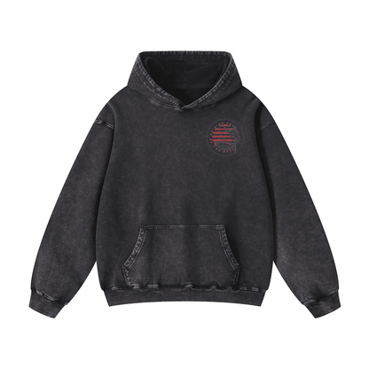 "FROM SEA TO SHINING SEA" Acid-Washed Hoodies