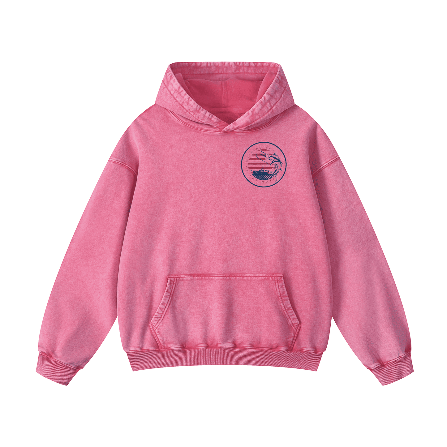 "FROM SEA TO SHINING SEA" Acid-Washed Hoodies