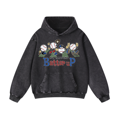 Batter up Oversized Hoodies