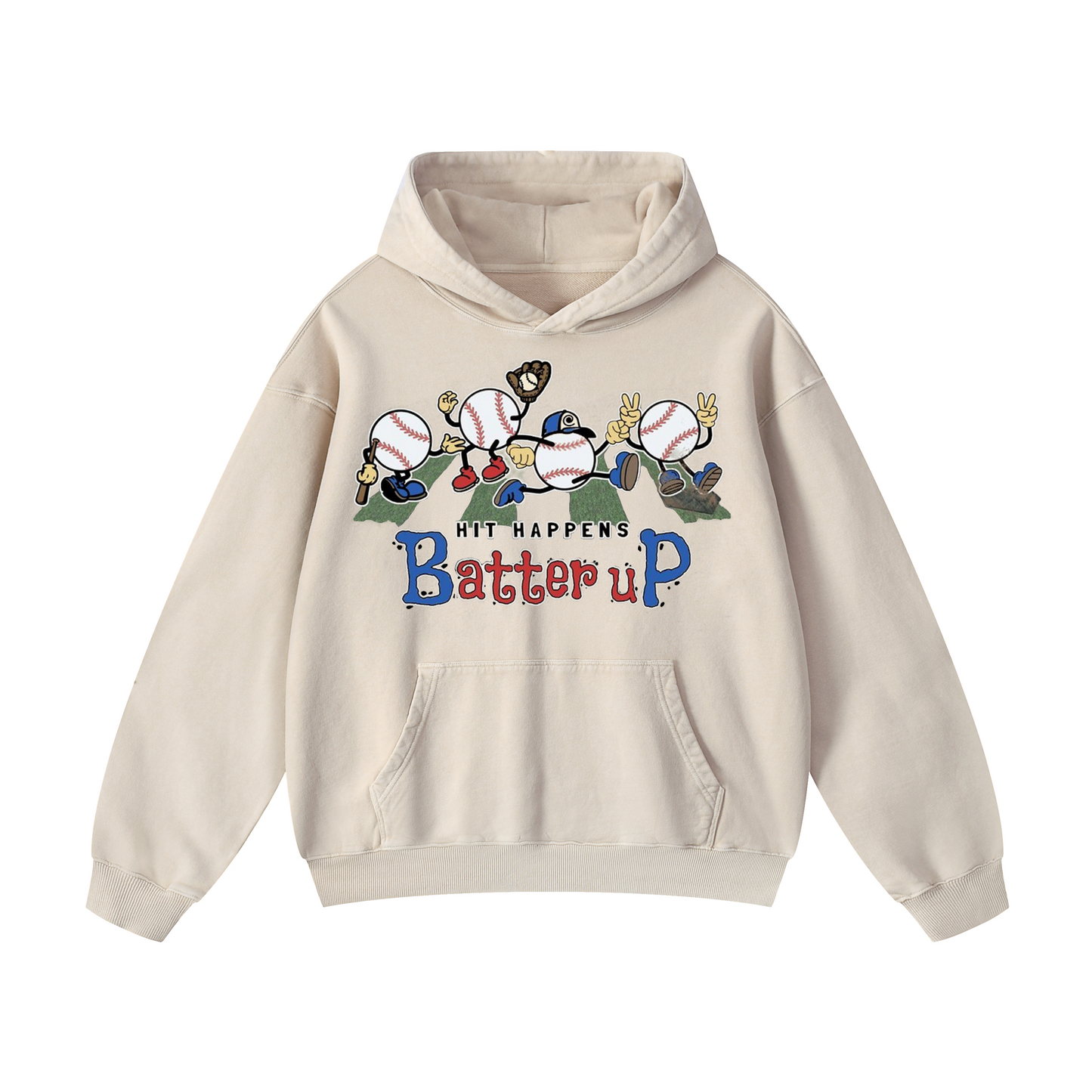 Batter up Oversized Hoodies