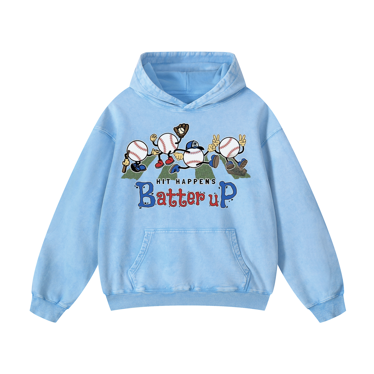 Batter up Oversized Hoodies