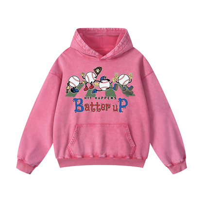 Batter up Oversized Hoodies