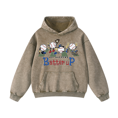 Batter up Oversized Hoodies