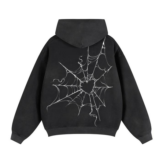 Spider casual waist short zipper jacket-KFMLW-02