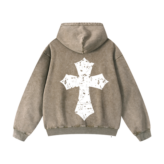 "SOL DE CRISTO" Snowflake Hoodie