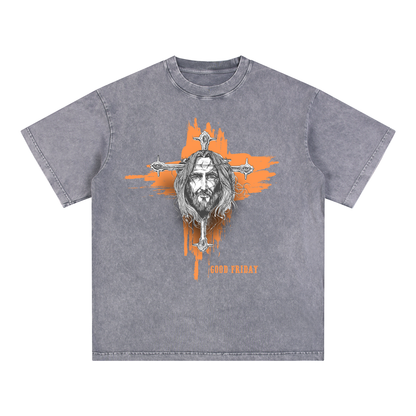 "GOOD FRIDAY" Style Short-Sleeved T-Shirt