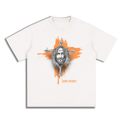 "GOOD FRIDAY" Style Short-Sleeved T-Shirt