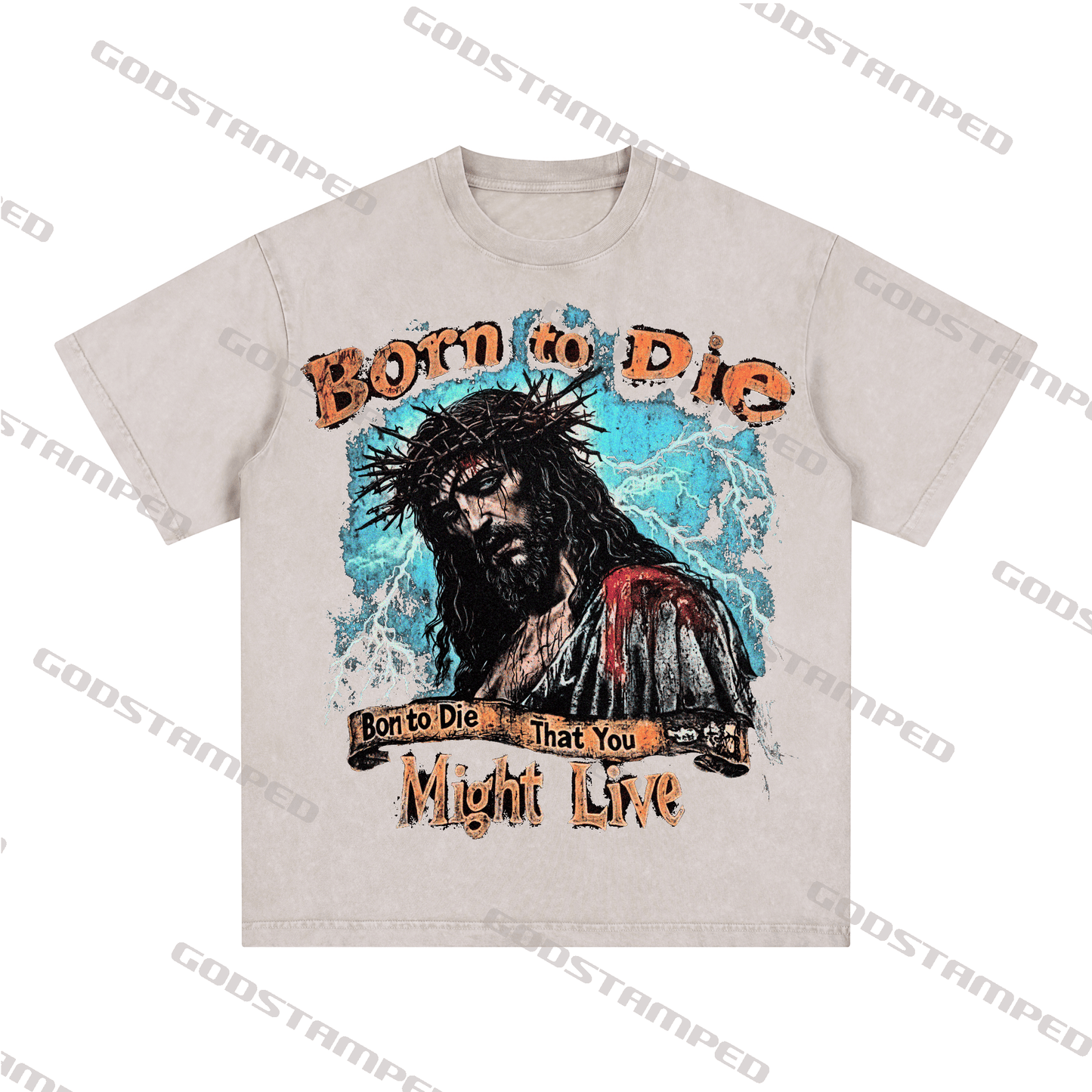 "JESUS" Style Short-Sleeved T-Shirt