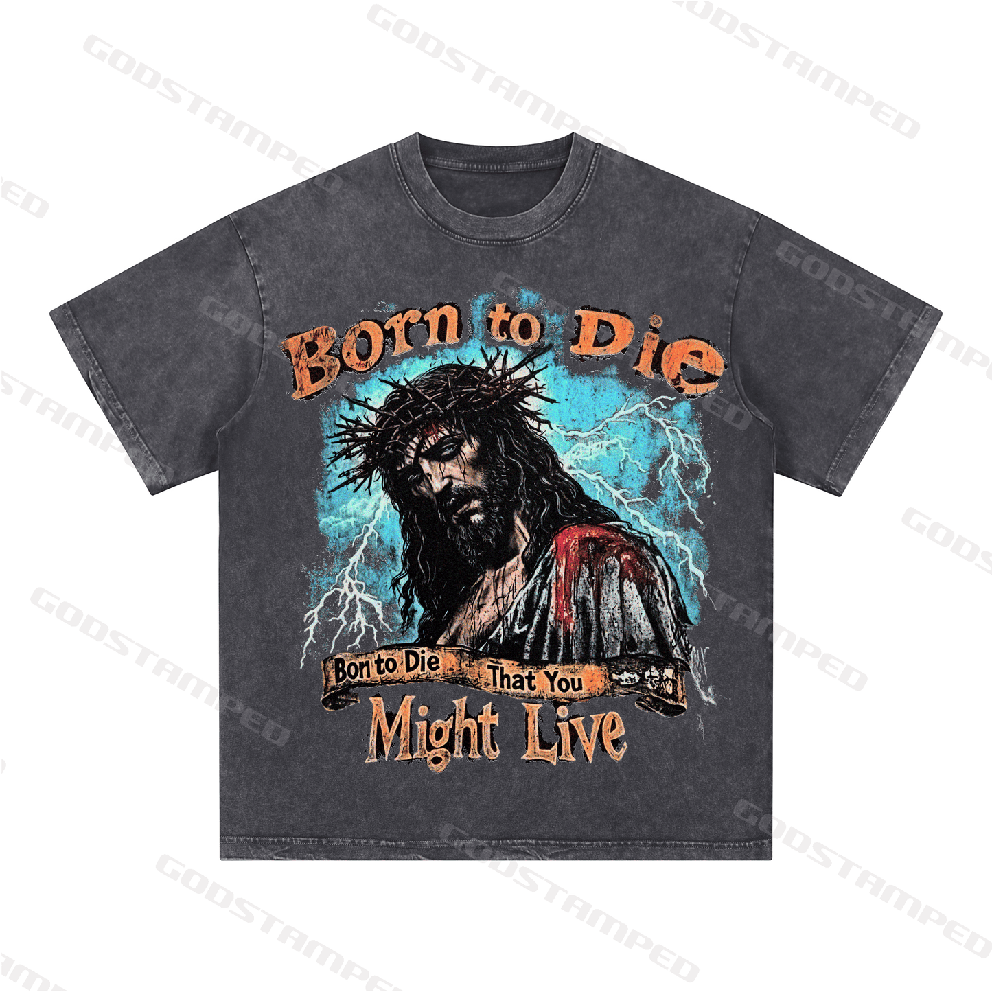 "JESUS" Style Short-Sleeved T-Shirt