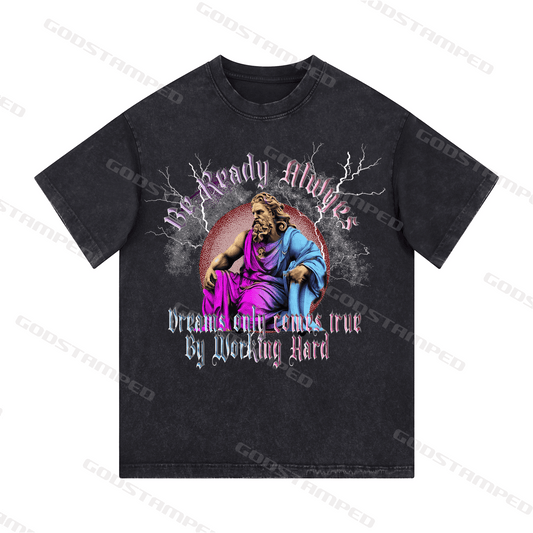 "JESUS" Style Short-Sleeved T-Shirt