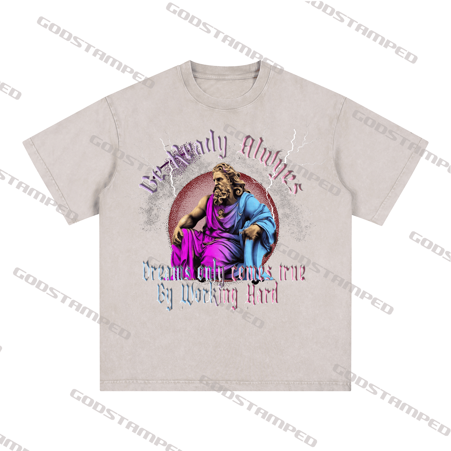 "JESUS" Style Short-Sleeved T-Shirt