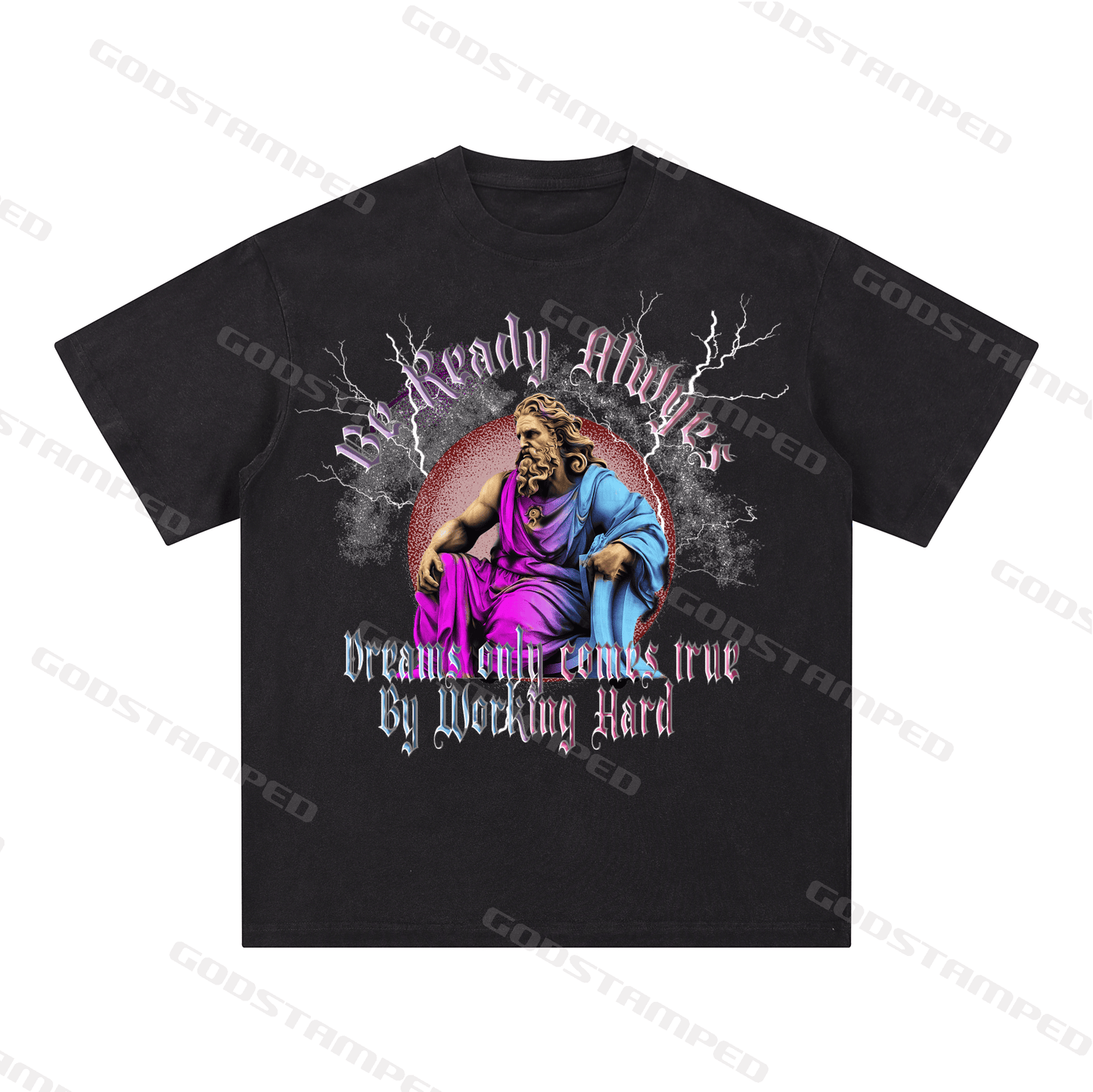 "JESUS" Style Short-Sleeved T-Shirt