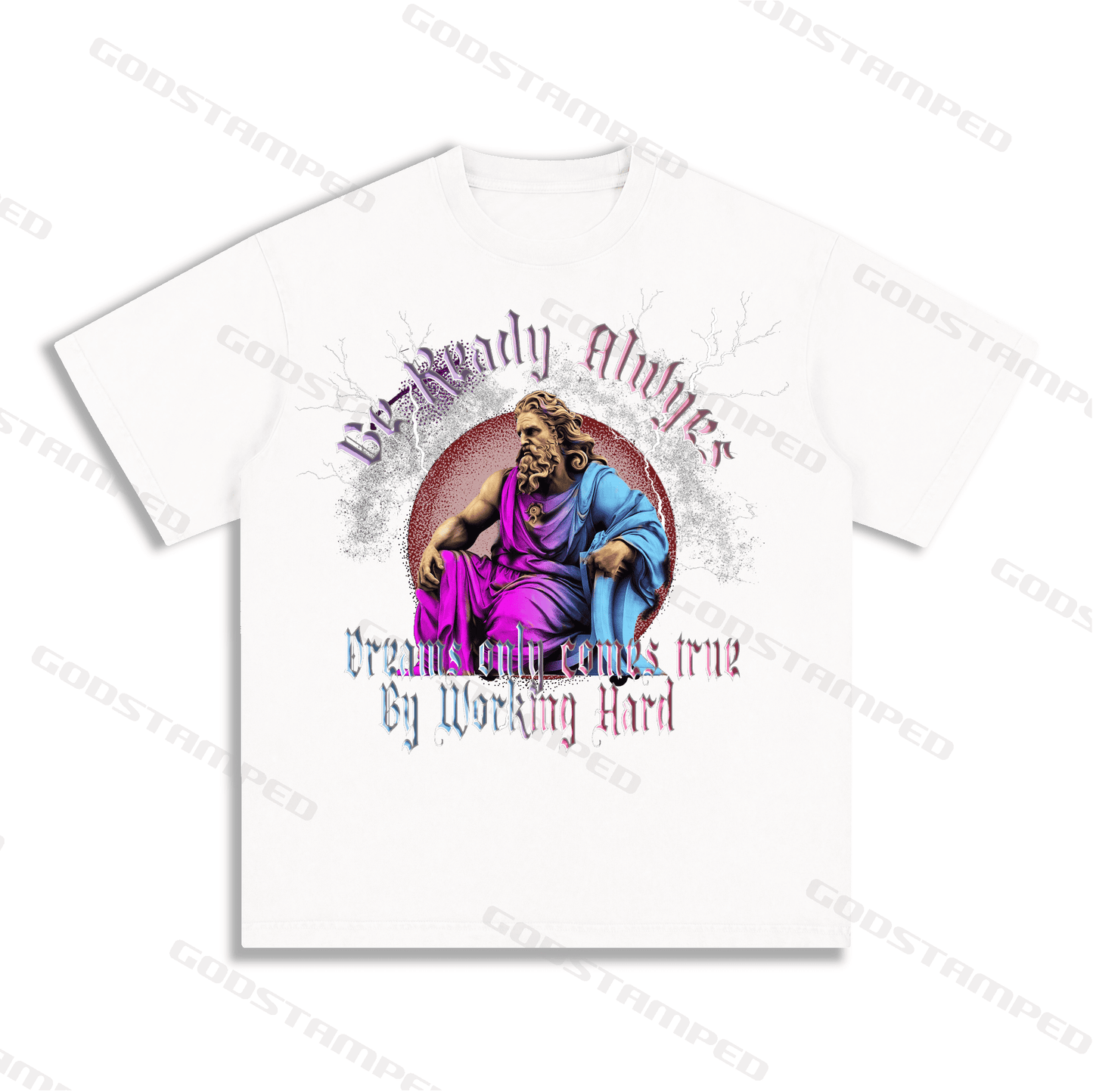 "JESUS" Style Short-Sleeved T-Shirt