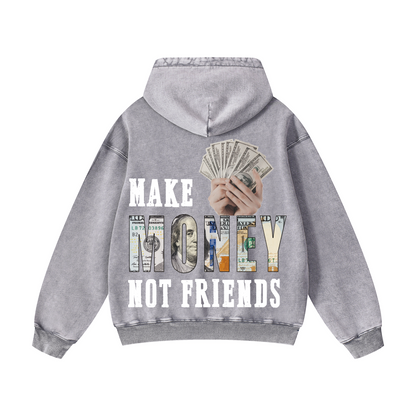 Snowflake Hoodie - “MAKE MONEY"
