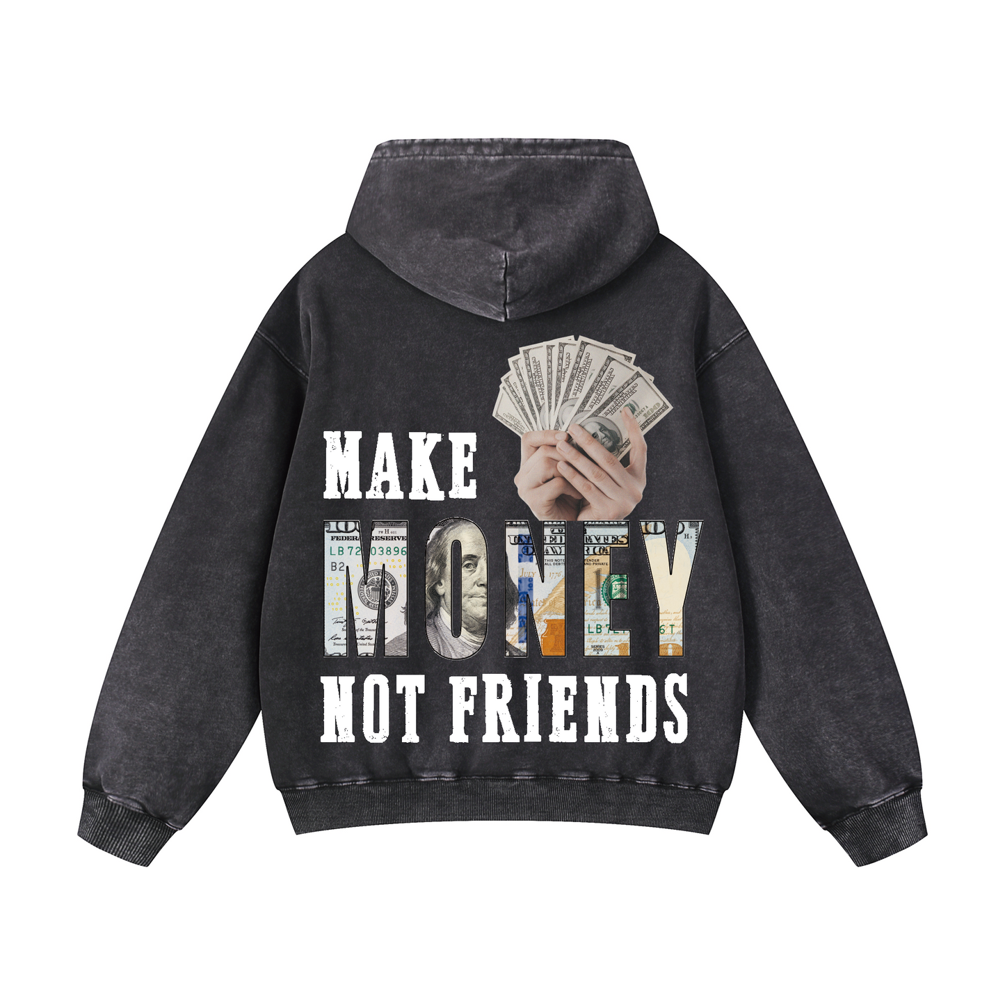 Snowflake Hoodie - “MAKE MONEY"