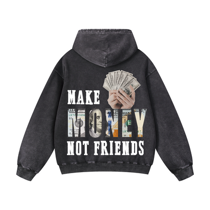 Snowflake Hoodie - “MAKE MONEY"